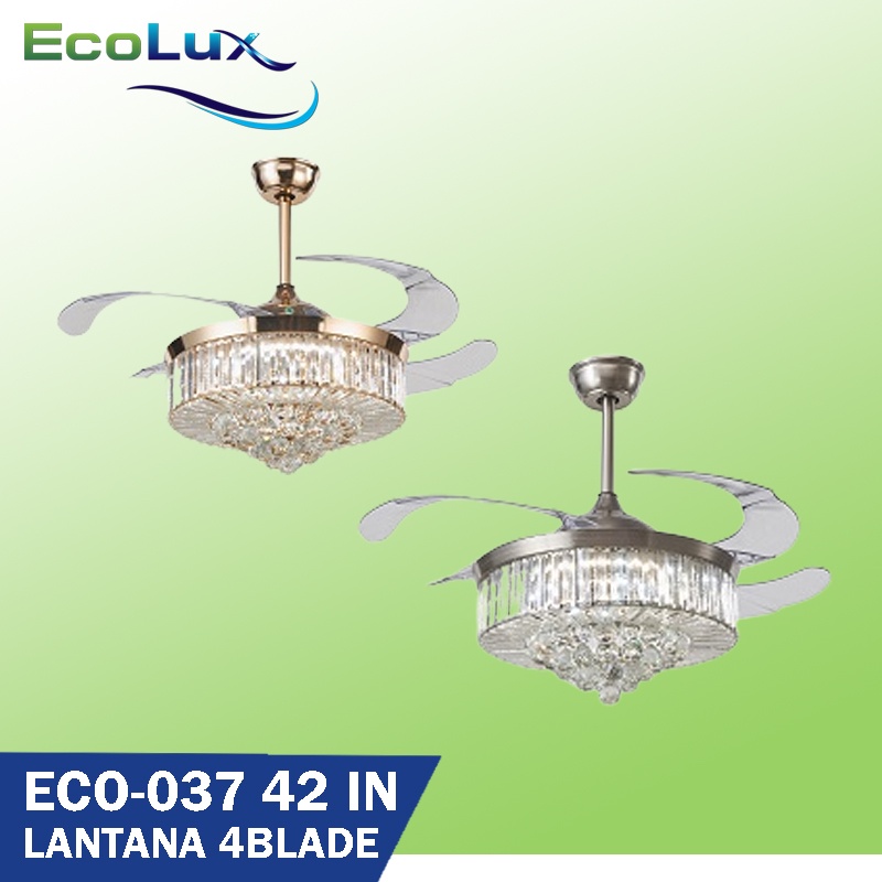 Kipas Angin Lampu Gantung / kipas angin plafon Ecolux Eco-037 LANTANA
