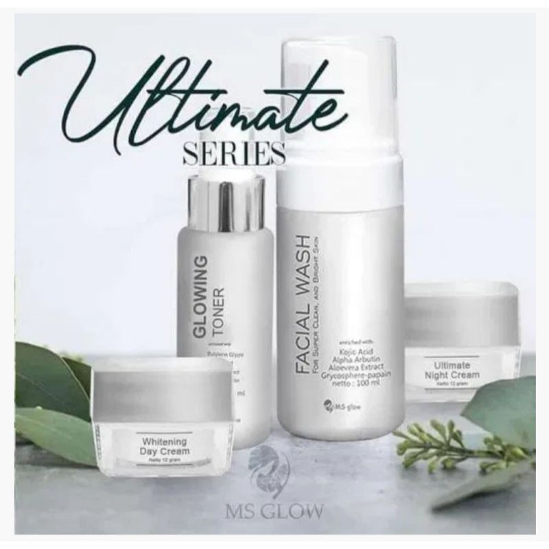 Penghilang Flek hitam Ms glow ultimate series - Paket msglow flek