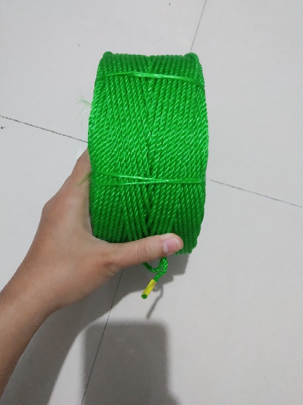Tali Tambang Tampar Plastik Untuk Tali Jaring, Tali Pagar Ayam Uk. 3 Mm
