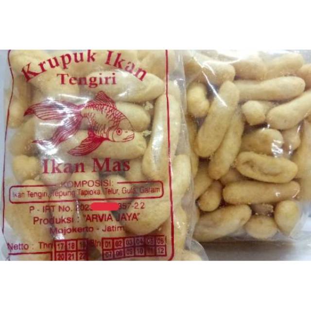 

Krupuk Ikan Tengiri cap Ikan Mas 100g