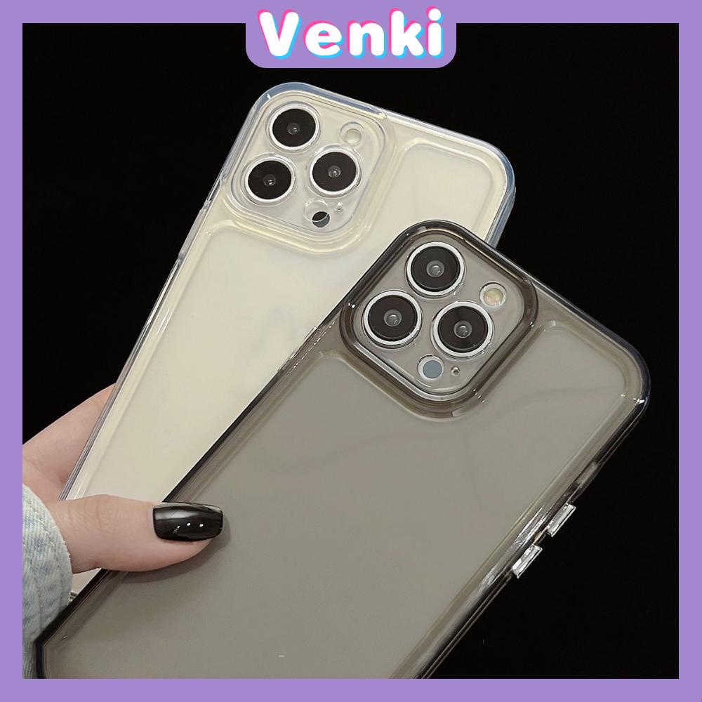 Case for iPhone 14 Pro Max TPU Soft Case Luxury Plated Button Transparent Case Shockproof Protective Camera Compatible for iPhone 14 Plus 13 Pro Max 12 Pro max 11 xr xs max 7Plus