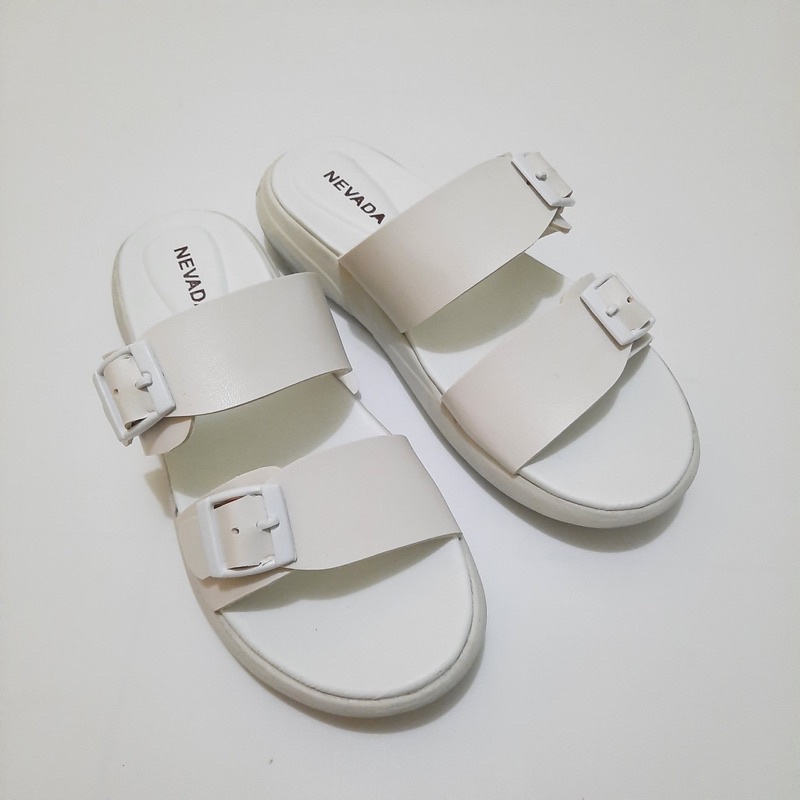 DISKON DAY! Sandal Wanita Sandal Slip On Phylon Strap 2 - Sandal Gesper Size 37-40