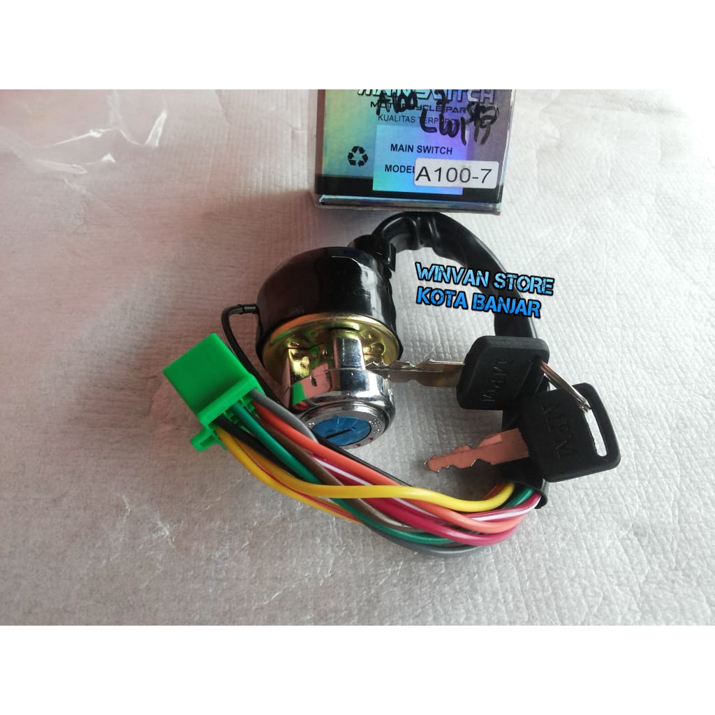 Kunci Kontak A100 MPM KeySet Key Set Lock Main Switch Suzuki A100 - 2 klik