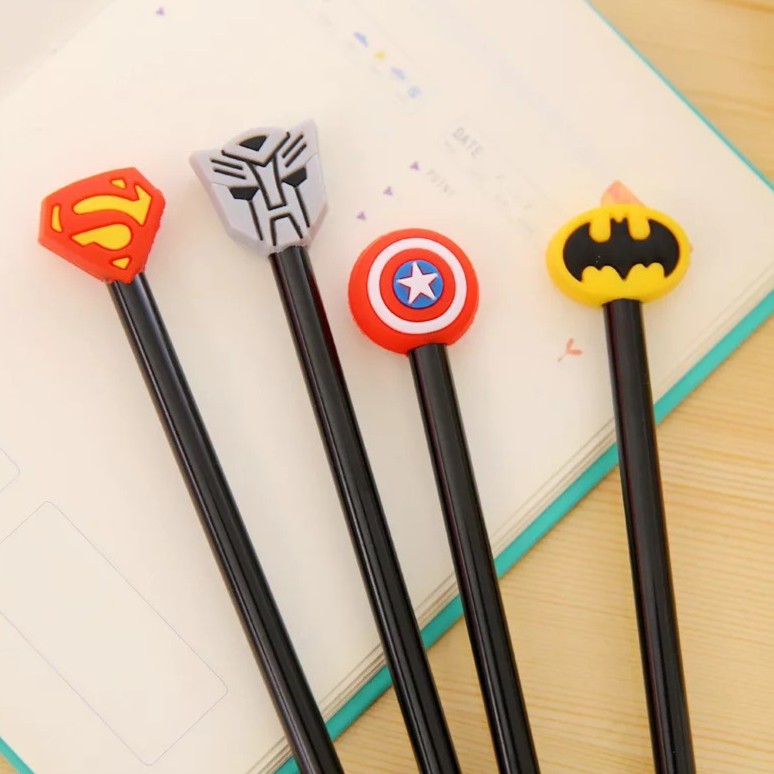 

[JS] PENA LOGO SUPERHERO COOL / PENA BATMAN / PENA CAPTAIN AMERICA / PENA SUPERMAN / TRANSFORMER