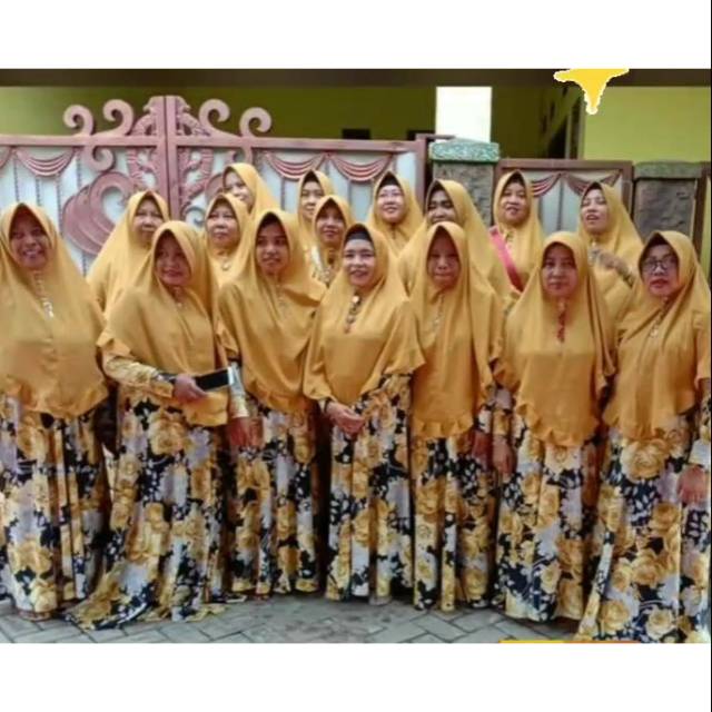 Gamis misby Seragam cantik ibu pengaji