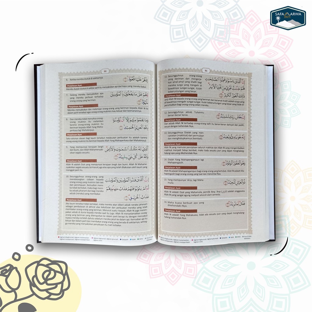 JUZ''AMMA : TAJWID WARNA ,TERJEMAH PENJELASAN TIAP AYAT ASBABUL NUZUL-2