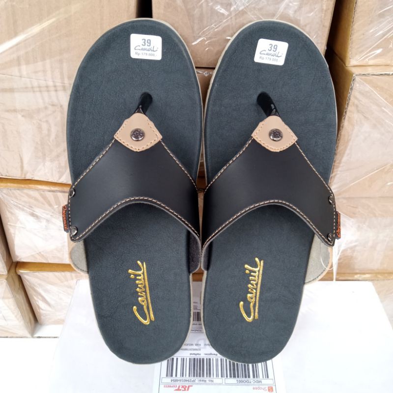 SANDAL KULIT PRIA / SANDAL PRIA  FASHION / SANDAL JEPIT PRIA CONTINO