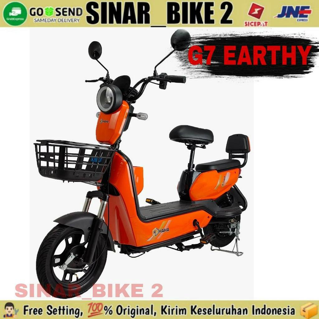 Sepeda Listrik HAHA G7 EARTHY Watt Electric E-Bike