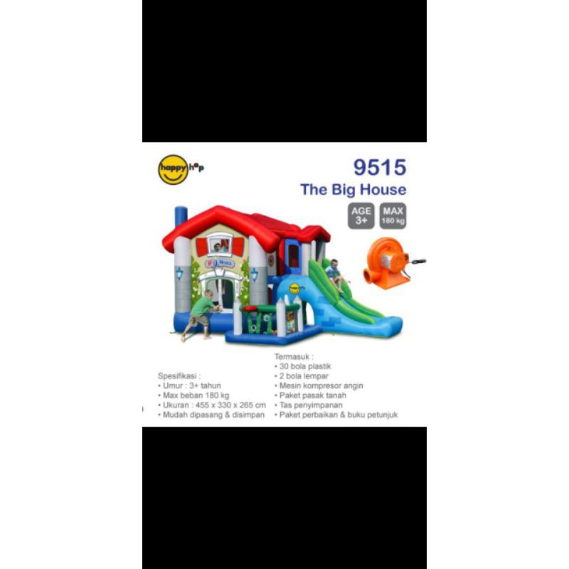 istana balon kompresor besar perosotan tiup rumah balon besar untuk pesta ulang tahun