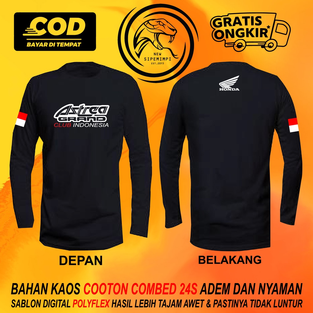 KAOS ASTREA GRAND CLUB INDONESIA DITRO PREMIUM PANJANG