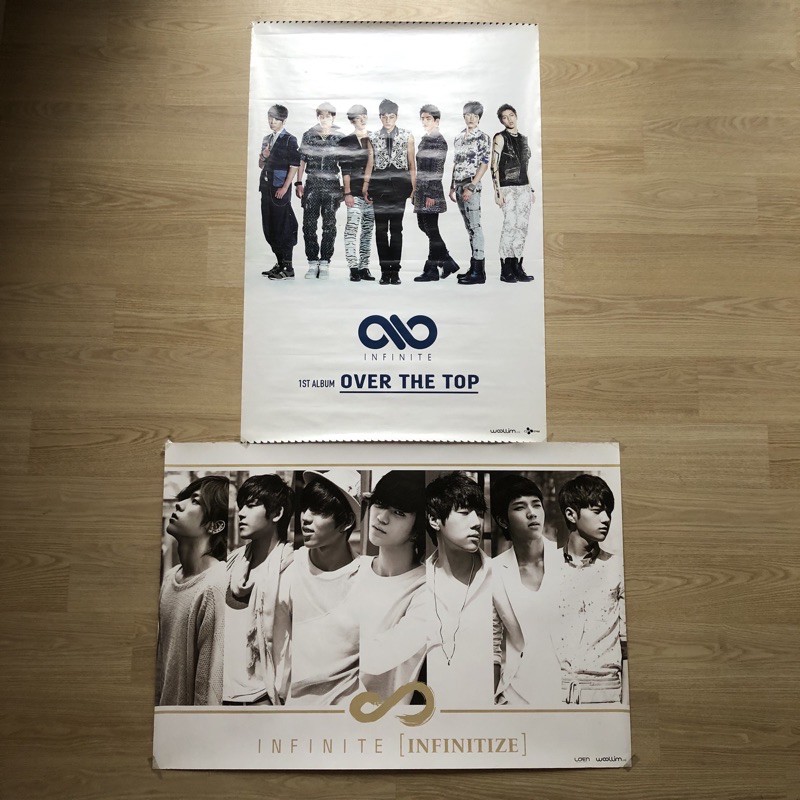 INFINITE OFFICIAL POSTER OVER THE TOP & INFINITIZE