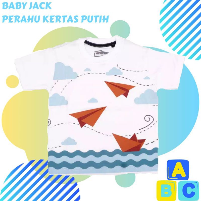 BAJU ANAK / KAOS ANAK LAKI-LAKI - KAPAL PUTIH