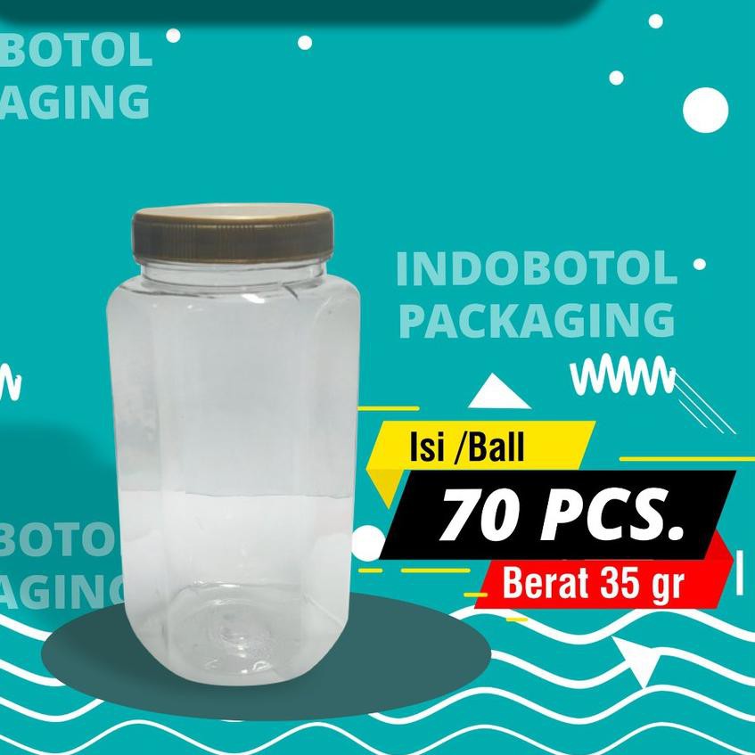 

➭ Toples Plastik Hexagonal 700 ml (EKONOMIS) isi 24 pcs free packing kardus ♤