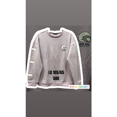 Sweater/ Hoodie/ HD CN/Jacket/Jaket/Crewneck Lilac Ungu