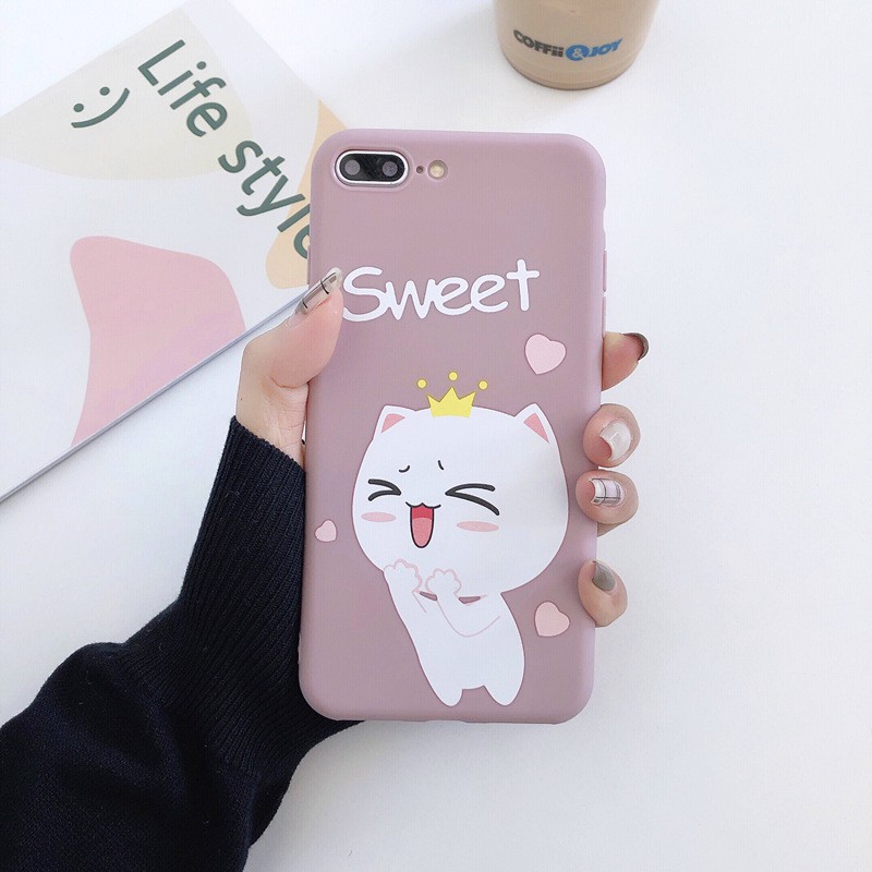 Cat Lucky Softcase Printing Oppo neo7 f1s a1k a7 a5s f9 f7 vivo v9 y83 y71 y53 y91 s1 redmi 4a 7a 6a