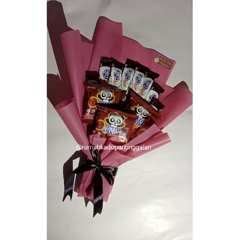 

bouquet snack) buket snack/buket wisuda/hadiahwisuda