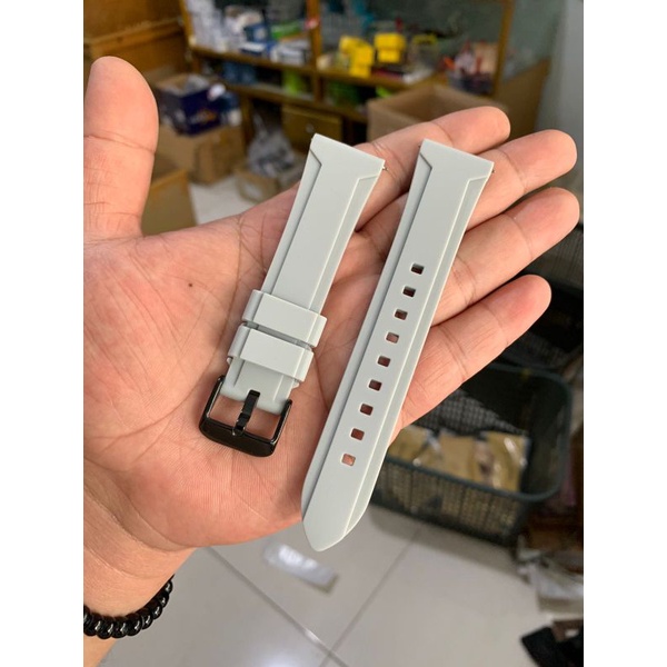 Strap Tali Jam Tangan Silicon abu abu