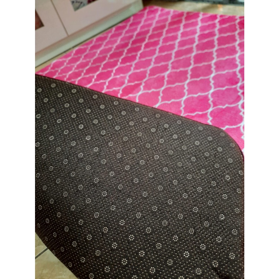 Karpet Busa FONIX Malaysia Bulu Super Lembut Anti Slip 140x165 F148-4
