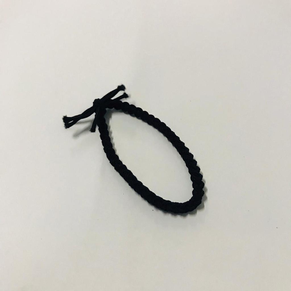 TOMSTORE.ID Ikat Rambut Karet Gelang Body Jewerly / Fashion Wanita / Kuncir Rambut / Aksesoris Rambut R123 R128 R575-KEPANG HITAM
