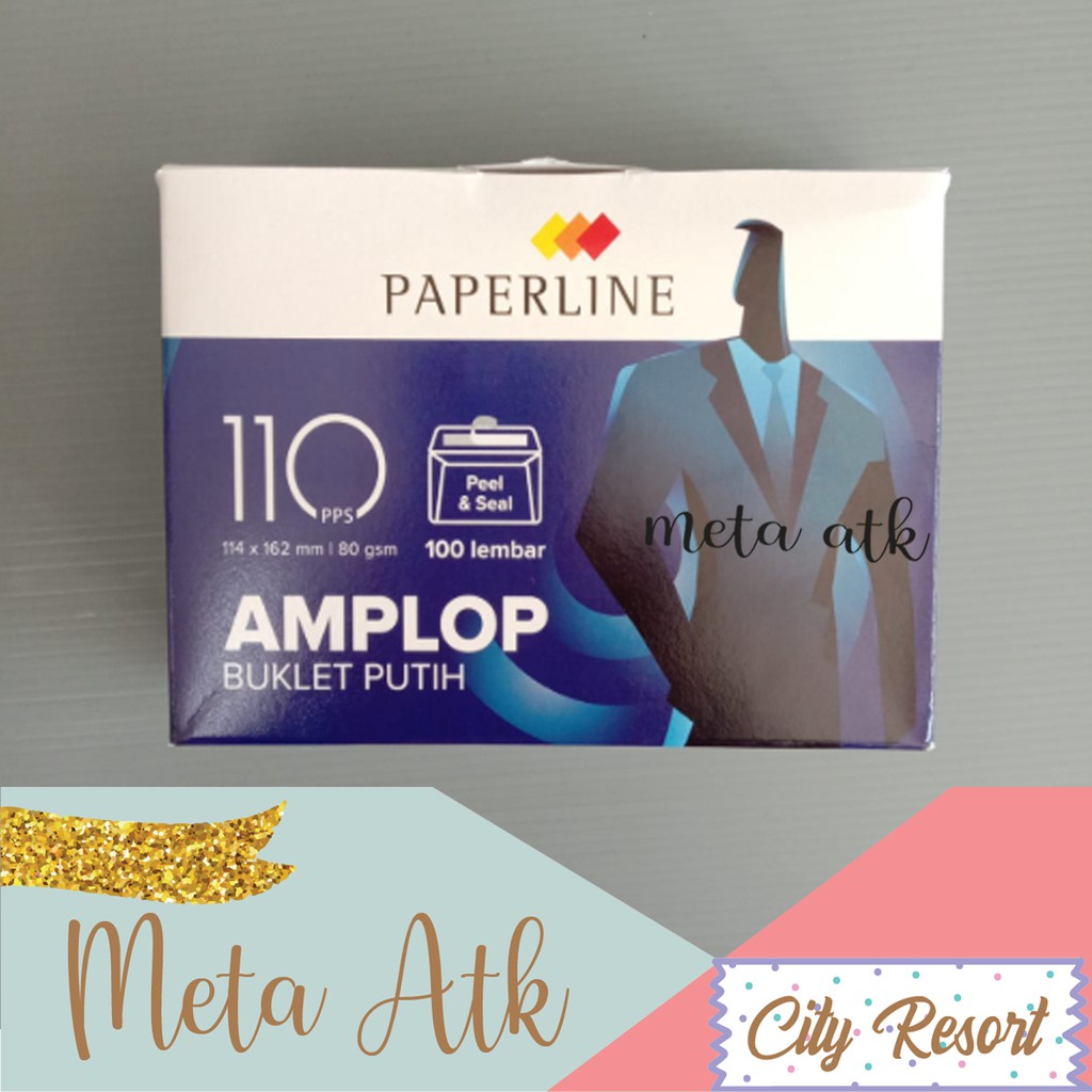 

Amplop Paperline 110 PPS ( 114 x 162mm) 100 lembar