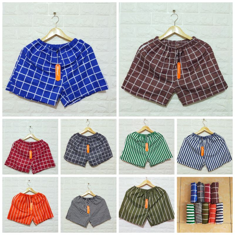 clna pendek santai boxer pria&wanita l kolor dewasa pling kekinian