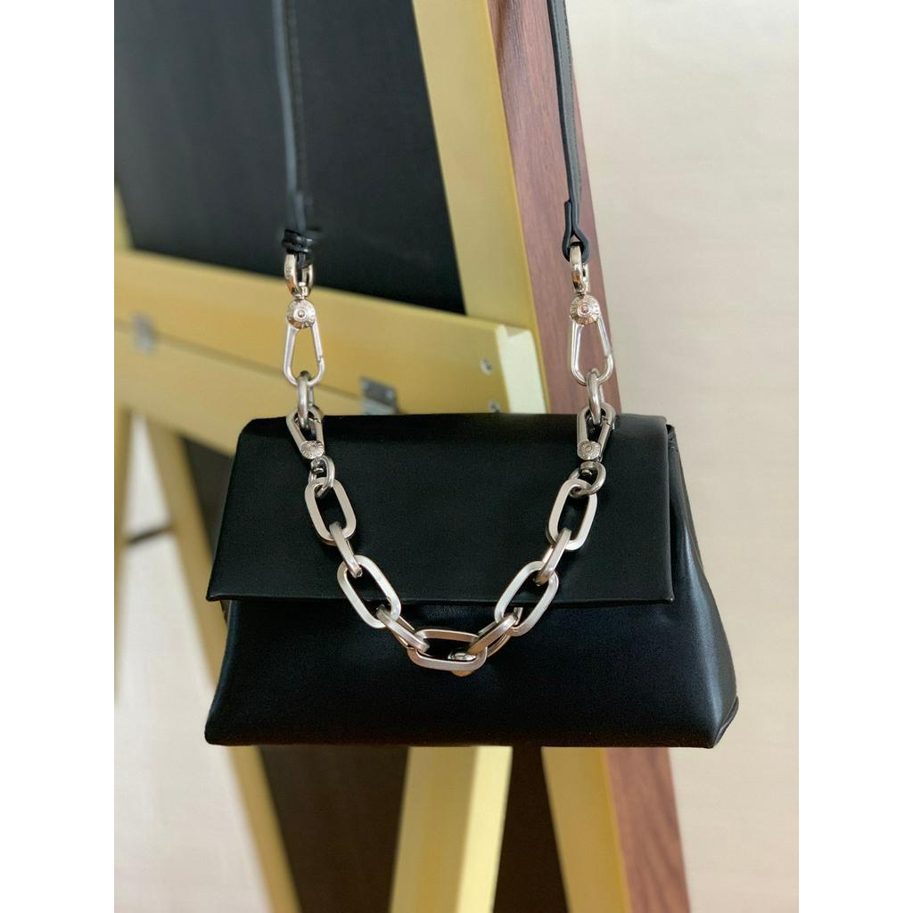 [7.7 Boombastis Sale⚡] - TAS WANITA CK795 CK GEOMETRIC CHAIN HANDLE BAG PREMIUM IMPORT