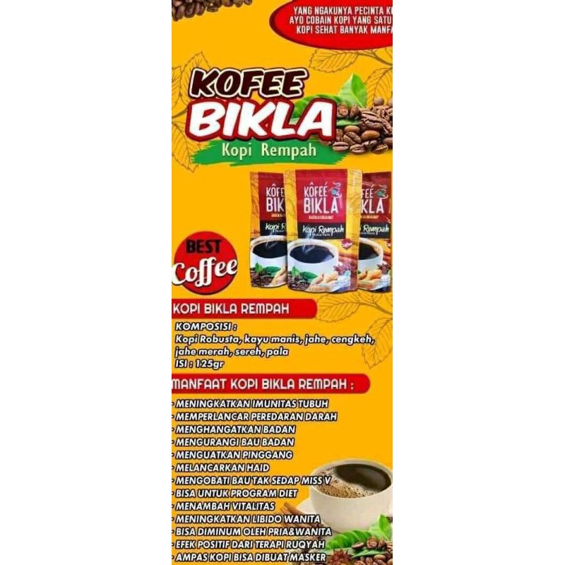 KOFEE BIKLA | Kopi Rempah | Original