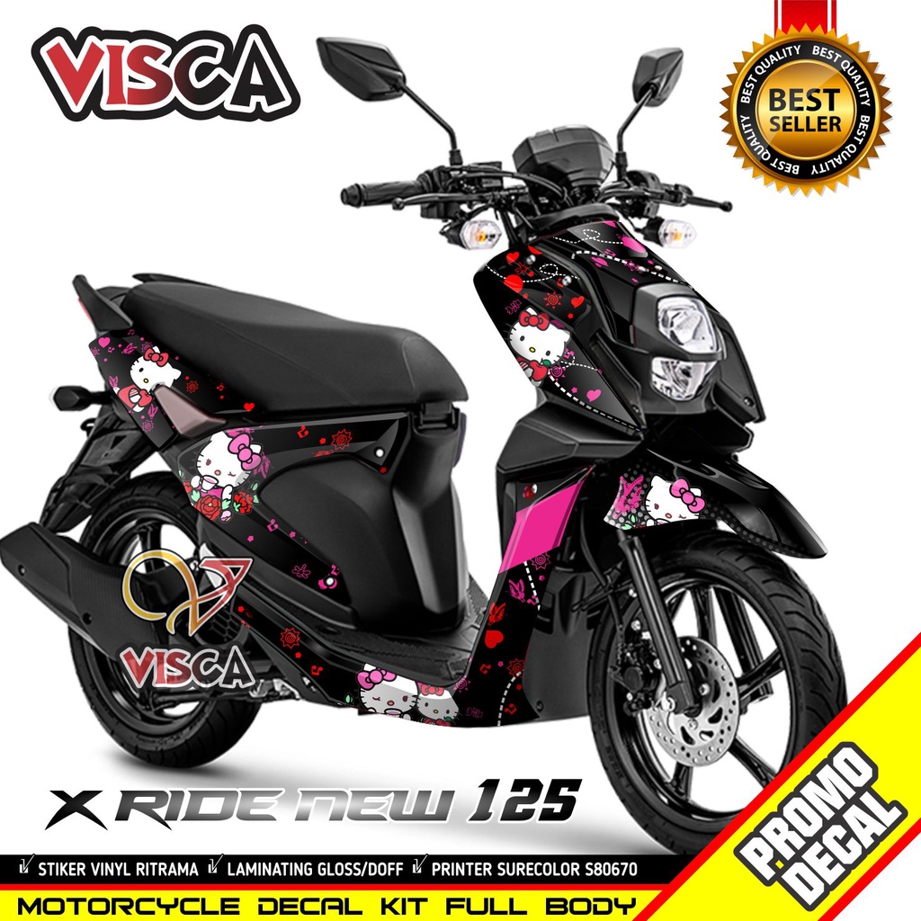 Stiker Motor Xride 125 Full Body Decal Xride 125 Striping X ride 125 Stiker Xride 125 Dekal Xride St