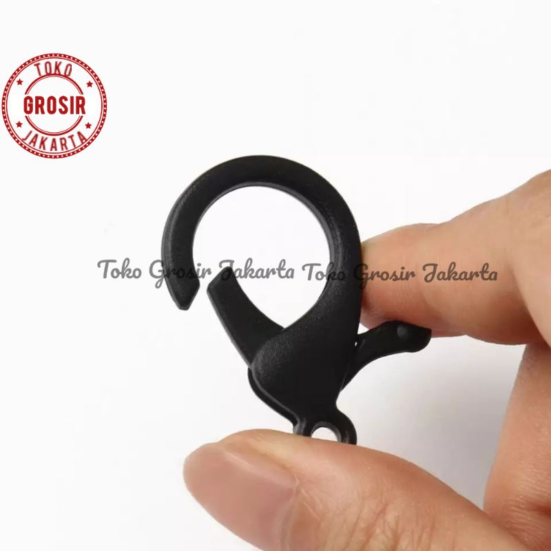 Kokot Udang Plastik 2.5 cm Pengait Strap Masker