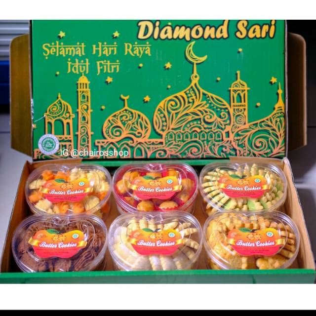 

Kue kering Lebaran Isi 6 toples