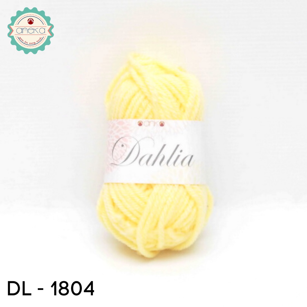 Benang Rajut Karpet Dahlia / Carpet Yarn - 1804 (Kuning Baby)