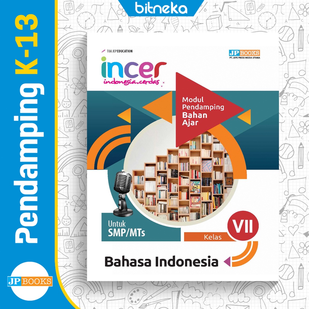 Buku Modul Pendamping Bahasa Indonesia SMP Kelas 7 Kurikulum 2013 LKS Incer