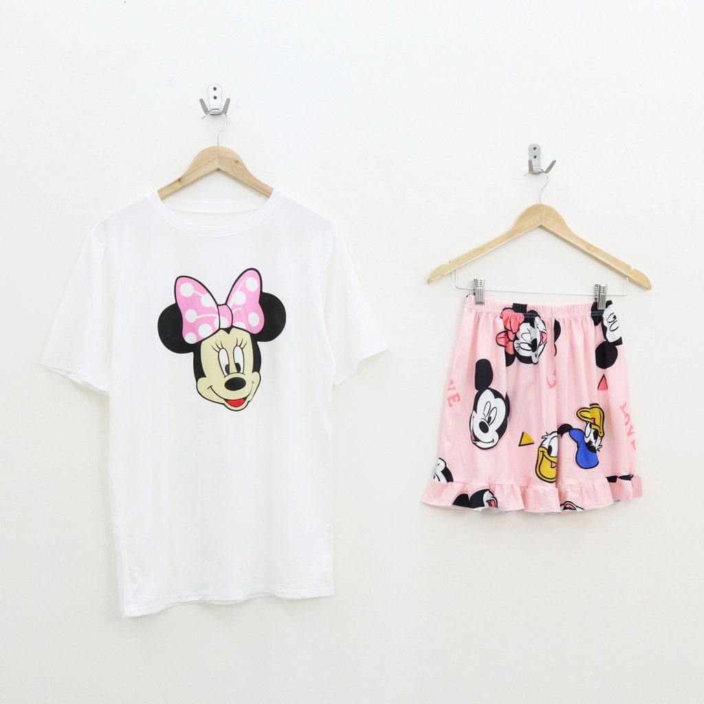 Minnie pink piyama set -Thejanclothes