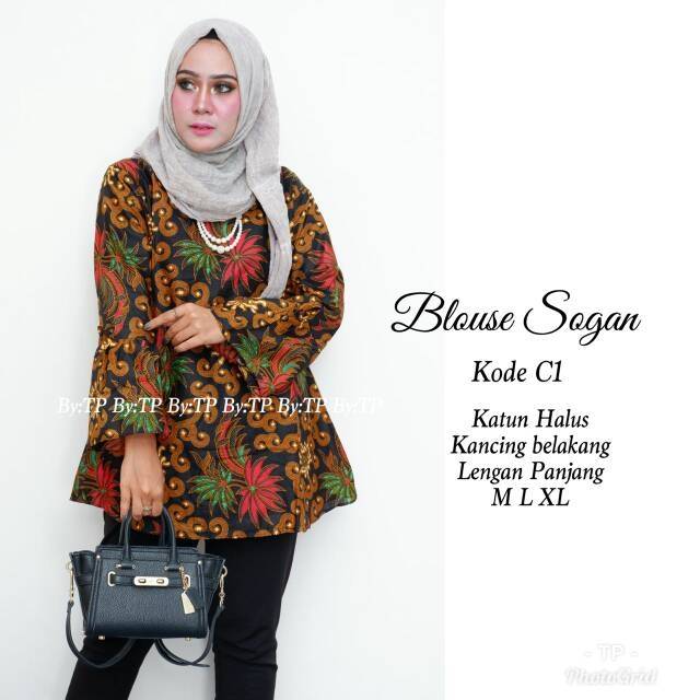 Model Batik Blouse Atasan Baju Buat Kerja Kantor Trend 2019