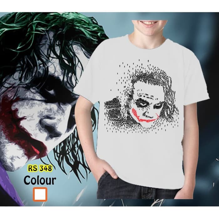 Baju Kaos Anak Cowok Joker Orang Tshirt Karakter Superhero Tanggung Tshirt Rhymes Import