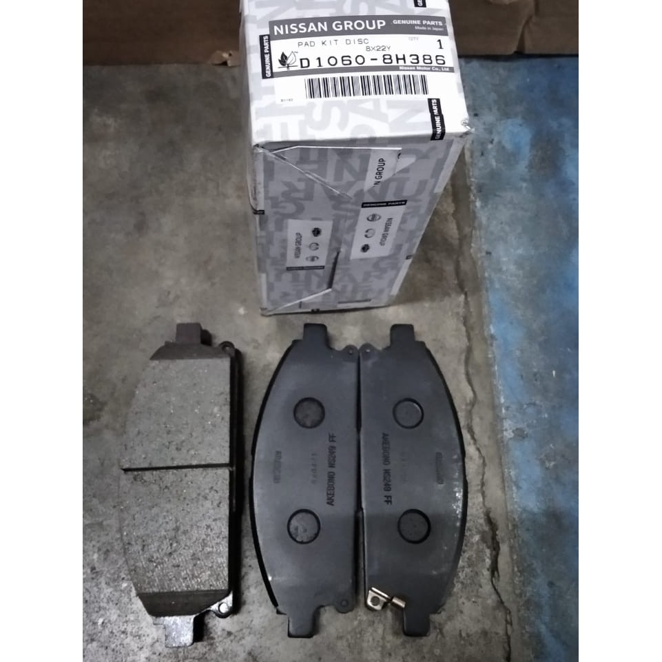 KAMPAS REM DEPAN BRAKE PAD NISSAN XTRAIL T30 D1060-8H386 ORISINIL