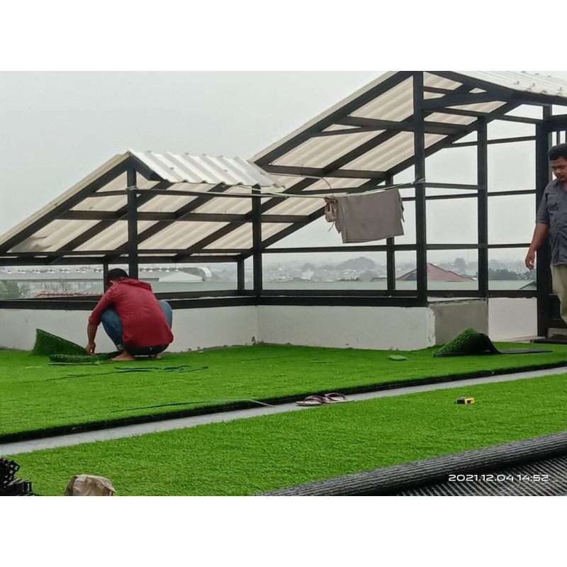 Rumput Taman Sintetis Swiss 3 cm premium  halus - Rumput Sintetis Dekorasi Taman - Rumput Sintetis H