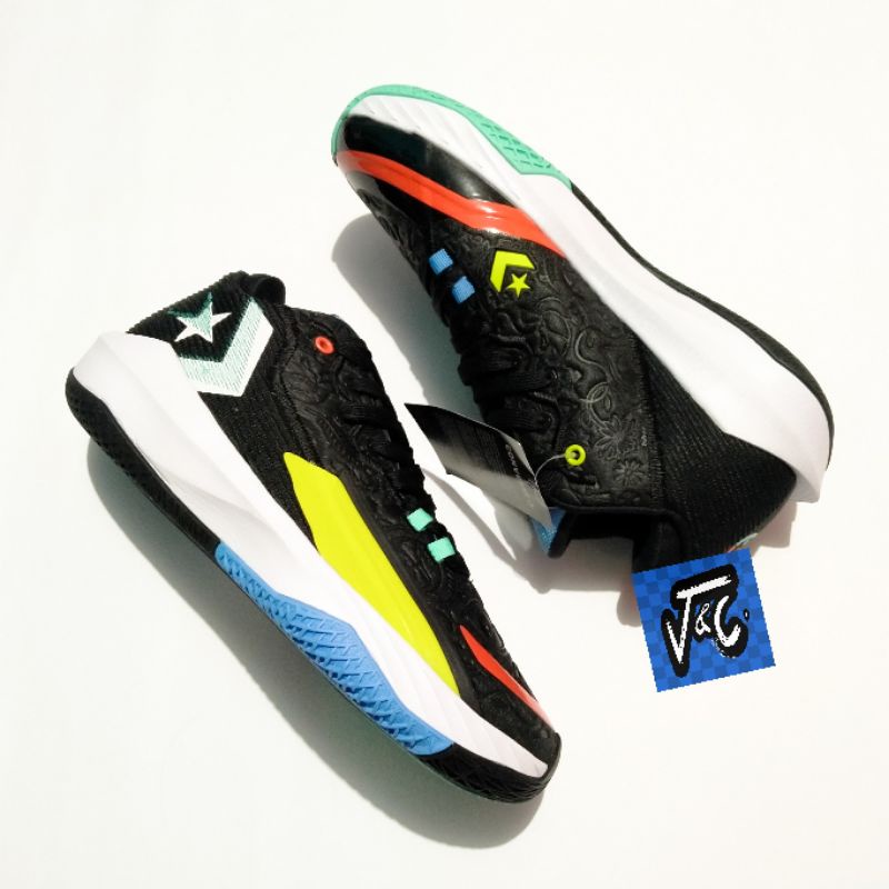 Sepatu Converse All Star Pro BB Basketball Jet Peace And Unity Black