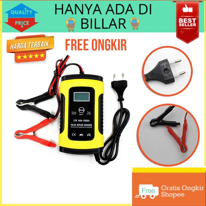 Jual CHARGER ACCU MOBIL LCD FAST CHARGE 12V 6A CASAN AKI BATERAI MOTOR ...