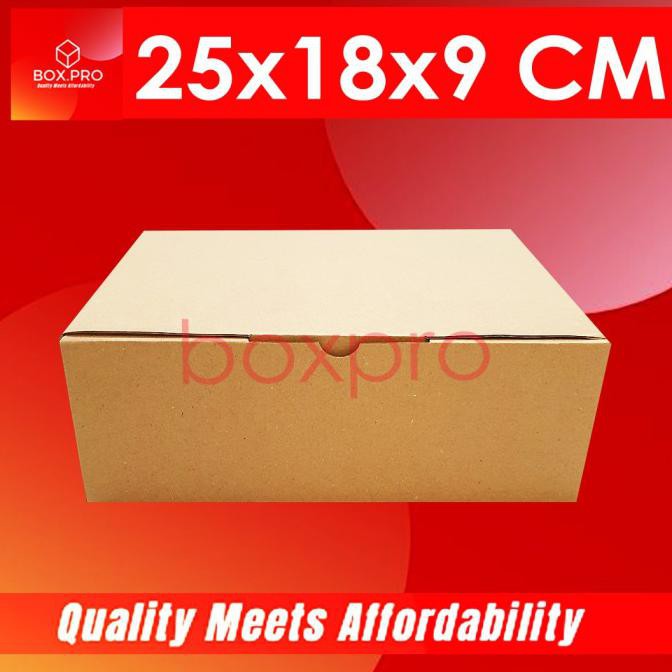 

Sale!! Kardus Dus uk 25x18x9 cm ( 10 Pcs )Die Cut Box Kotak baju,makanan dll