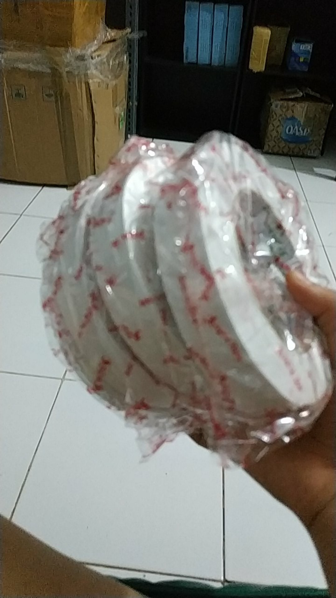 Double Foam Tape Putih 1 Inch (22mm X 6 Meter)  Busa Putih Daya Rekat Kuat