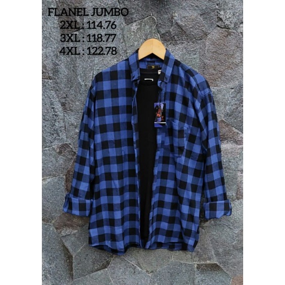 COD kemeja flanel jumbo pria size XXL XXXL XXXXL - kemeja flanel jumbo pria high quality - kemeja flanel big size pria lengan panjang import - distro - murah - terbaru 2022