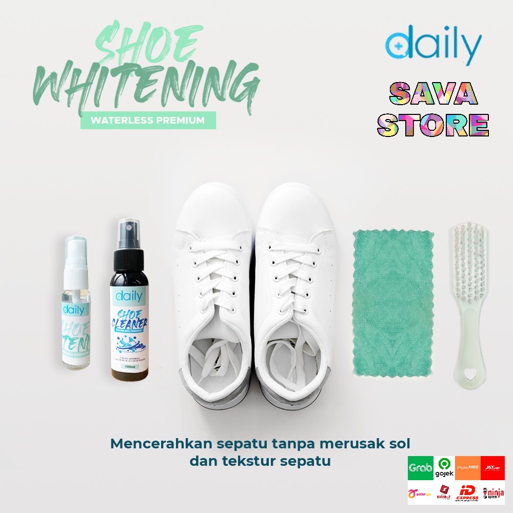 CAIRAN PEMBERSIH SEPATU &amp; PEMUTIH SEPATU TANPA AIR | DAILY SHOE CLEANER