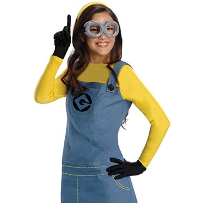 FLASH BAJU KOSTUM DEWASA MINION DESPICABLE ADULT COSTUME HALLOWEEN MINION (E<