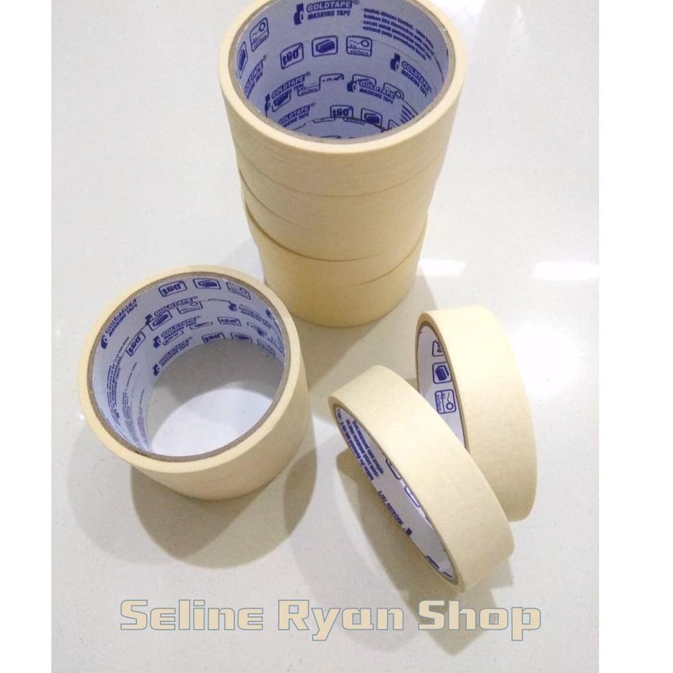 Grosir Isolasi Kertas GOLDTAPE Ukuran 1"