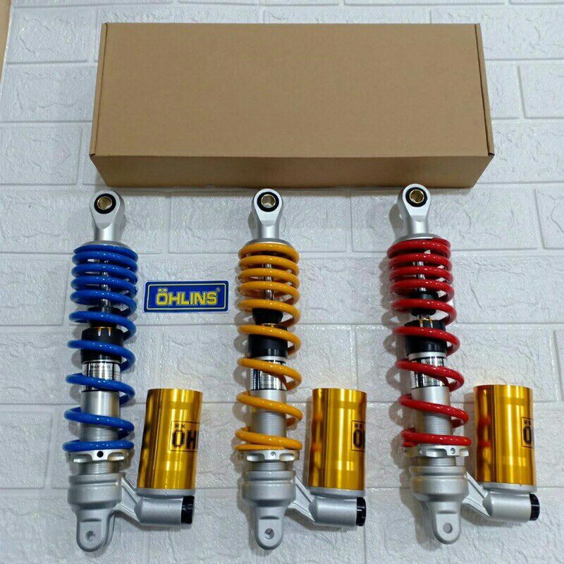 Shock Tabung Bawah Model Copy 0hlins Shockbreaker Belakang Ukuran 310mm Mio Beat Scoopy Vario Xeon