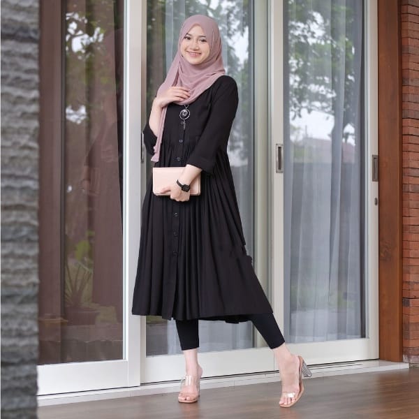 SAVAHHIJAB - TUNIK PRATIWI/LONG TUNIK WANITA/TUNIK