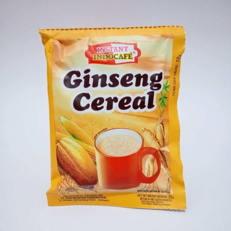 

(ECER) INDOCAFE GINSENG CEREAL 35 G - 1 SACHET