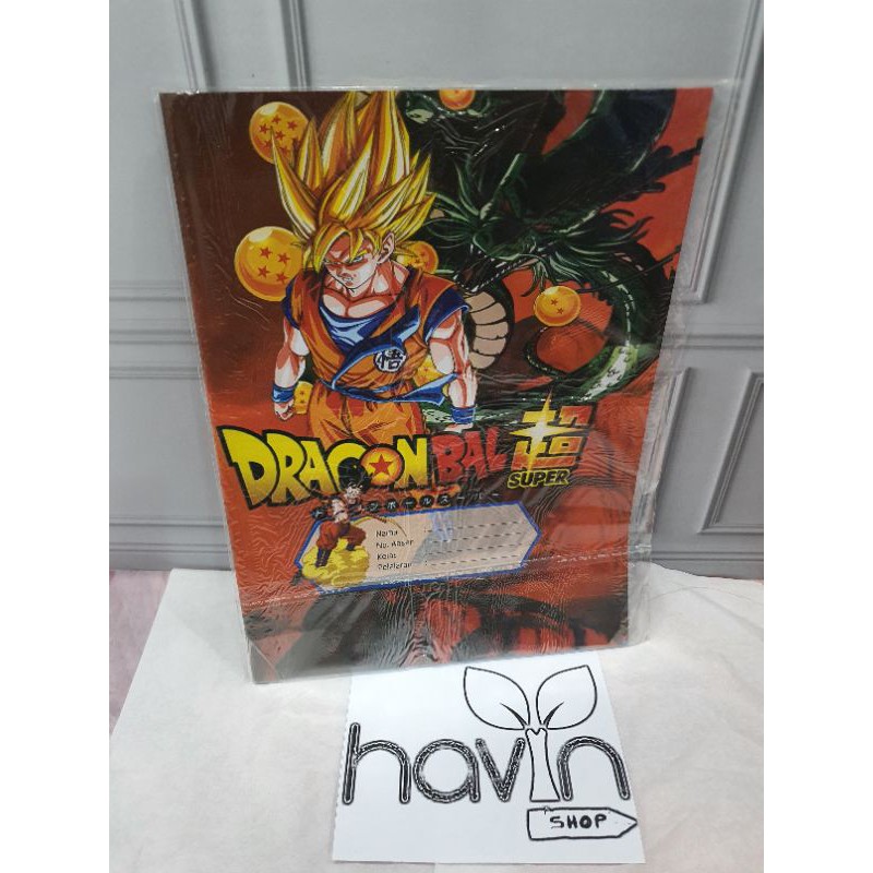 SAMPUL BUKU TULIS-Fancy DRAGONBALL KWT
