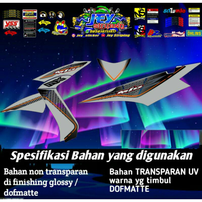 STRIPING STICKER MIO SOUL mx THAILOOK 492